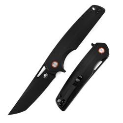 Couteau Pliant Klaken Drift Lame Acier D2 Manche G10 Noir Linerlock Flipper KKNJ145BLK1