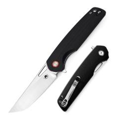 Couteau Pliant Klaken Drift Lame Acier D2 Manche G10 Noir Linerlock Flipper KKNJ145BLK