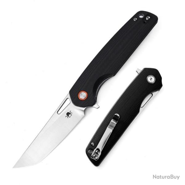 Couteau Pliant Klaken Drift Lame Acier D2 Manche G10 Noir Linerlock Flipper KKNJ145BLK