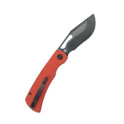 Couteau Kubey Gurkha Lame Acier 14C28N Manche G10 Rouge Linerlock KUB397E