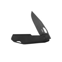 Couteau KB Knives Verijero Lame Acier 14C28N Manche Titane Noir Framelock KUB340D
