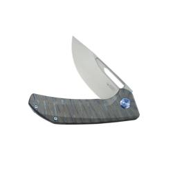 Couteau KB Knives Hyperion Lame Acier S35VN Manche Titane Flamm&eacute; Framelock KUB368I