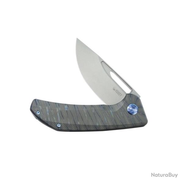Couteau KB Knives Hyperion Lame Acier S35VN Manche Titane Flamm� Framelock KUB368I