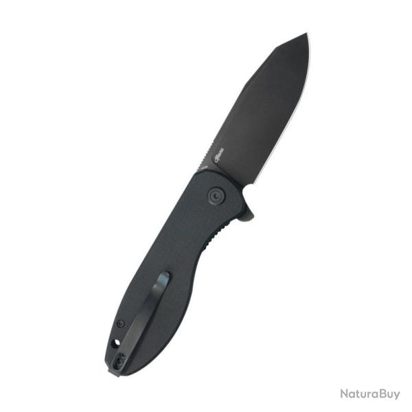 Couteau Kubey Master Chief Lame Acier 14C28N Manche G10 Noir Linerlock KUB358N