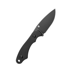 Couteau Fixe Kubey TLB I Lame Acier 14C28N Manche G10 Noir &Eacute;tui Kydex KUB467B
