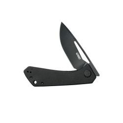 Couteau Kubey Thalia Lame Acier 14C28N Manche G10 Noir Linerlock KUB331S