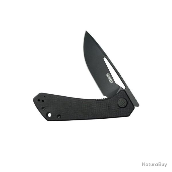 Couteau Kubey Thalia Lame Acier 14C28N Manche G10 Noir Linerlock KUB331S