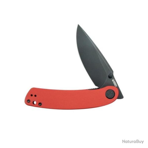 Couteau Kubey Momentum Lame Acier D2 Manche G10 Rouge Linerlock KUB344P