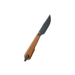 Couteau Fixe Kubey YAG Lame Acier 14C28N Manche Micarta Brun &Eacute;tui Kydex KUB451C