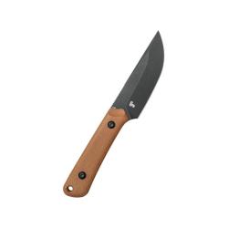 Couteau Fixe Kubey Thorn Lame Acier 14C28N Manche Micarta Brun &Eacute;tui Kydex KUB413F