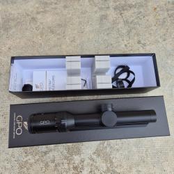 Lunette de battue GPO 1-6&times;24 &agrave; rail ZM neuve
