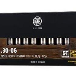 Munitions RWS cal.30-06 short rifle speed tip pro 10.7g 165gr par 20