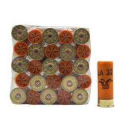 Bo&icirc;te de 25 Cartouches Jocker LA 28 Fiber C/20/70/16 (250) / Jaune transparent - Par 1 / 9