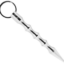 Kubotan rond 131mm Pointu Piranha PKB2 Gris