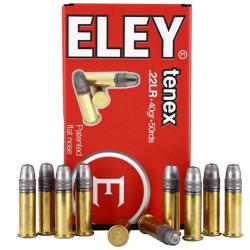 Bo&icirc;te de 50 cartouches .22LR pistolet Tenex Pistol ELEY