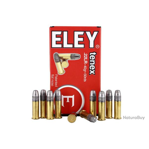 Bo�te de 50 cartouches .22LR pistolet Tenex Pistol ELEY