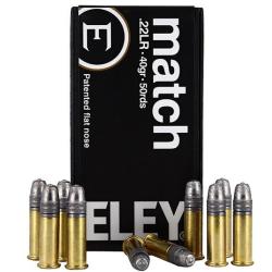 Bo&icirc;te de 50 cartouches .22LR Match ELEY