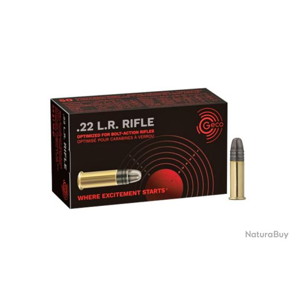 Bo�te de 50 cartouches .22LR Rifle Geco