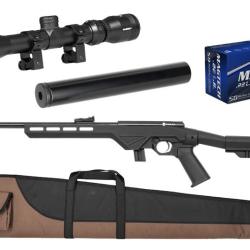 Pack carabine .22LR TRAKR SNIPER + lunette 3-9x40 Citadel