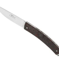 LAGUIOLE GILLES NATURE PM F DE CARBONE ROUGE 11.5CM INOX