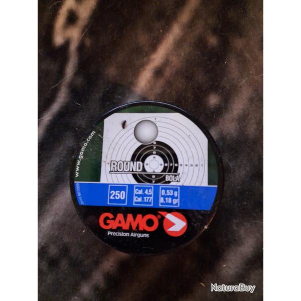 Plombs Gamo Round fun - Cal. 4.5 - boite de 500.