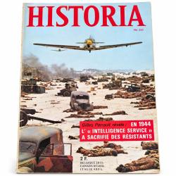 Historia N&deg;223 - Intelligence Service & R&eacute;sistants 1944 - Dunkerque-Gilles PERREAULT