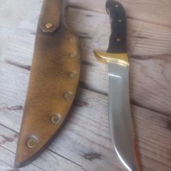 Buck "Akonua" usa &Eacute;tui cuir &eacute;tat proche du neuf ancienne fabrication !!