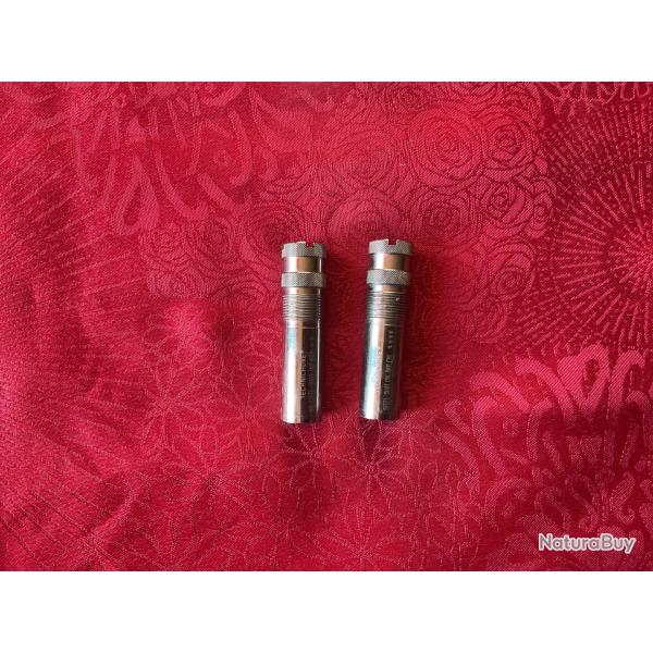 Lot de deux chokes externes calibre 28 , pas de prix de r�serve