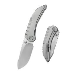 Couteau KB Knives Snorri Lame Acier M390 Manche Titane Gris Framelock KUB388A