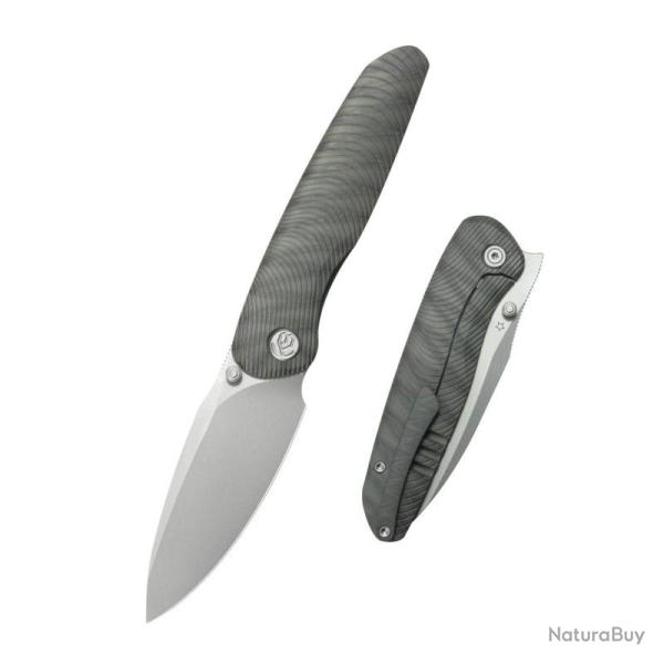Couteau KB Knives Pioneer Lame Acier CPM-20CV Manche Titane Flamm� Framelock KUB379B