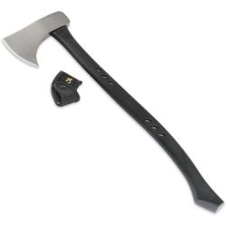 Hache Browning Outdoorsman Camp T&ecirc;te Acier &agrave; Outils Manche Fibre de Verre Noir Prot&egrave;ge-Lame BR231