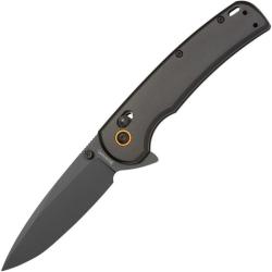 Couteau Pliant Browning Buckmark Lame Acier D2 Manche Aluminium Noir Crossbar Lock Flipper BR0546B