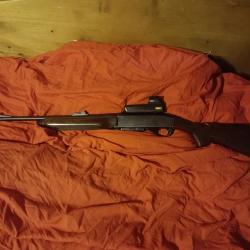 Carabine remington 7500 court en calibre 280 avec point rouge Bushnell