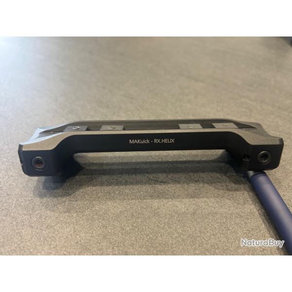 Montage amovible MAKuick adaptable pour rail Weaver et Picatinny, pour lunettes � rail Zm/Vm,
