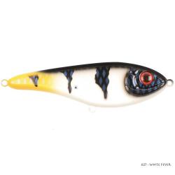 Leurre Jerkbait CWC Baby Buster 10cm 627 - White Fever