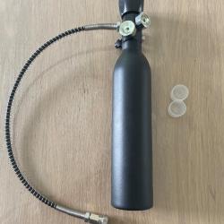 Bouteille tampon HPA, id&eacute;ale pour les armes PCP.250bars, 0,35l