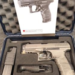 Walther PPQ M2 9x19 tungst&egrave;ne grey 4" cerakote cat B 1� aux ench&egrave;res ( 799� neuf)