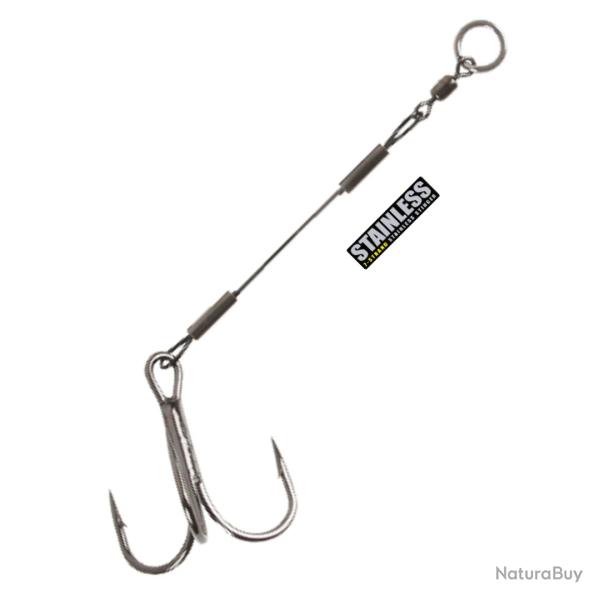 Stinger CWC Shallow Stinger Single SS 7,8cm par 2 n�2 40lbs