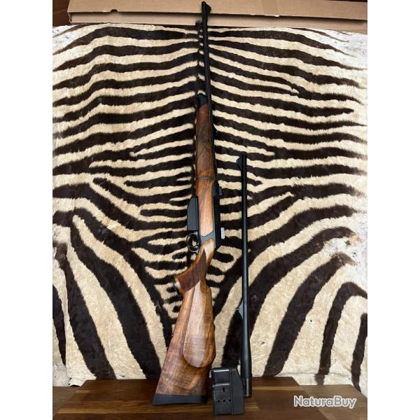 Carabine Sauer 202 take down 2 canons 8x68s & 6.5x68 ca.63cm
