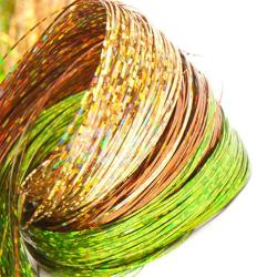 HOLOGRAPHIC FIBERS 1/69'' GREEN