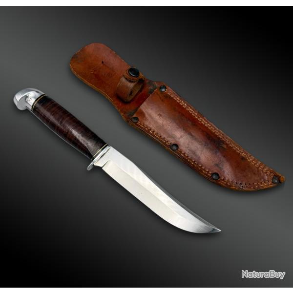 COUTEAU appel� � Shark Knife � sign� Western - XX�me si�cle - Etats-Unis