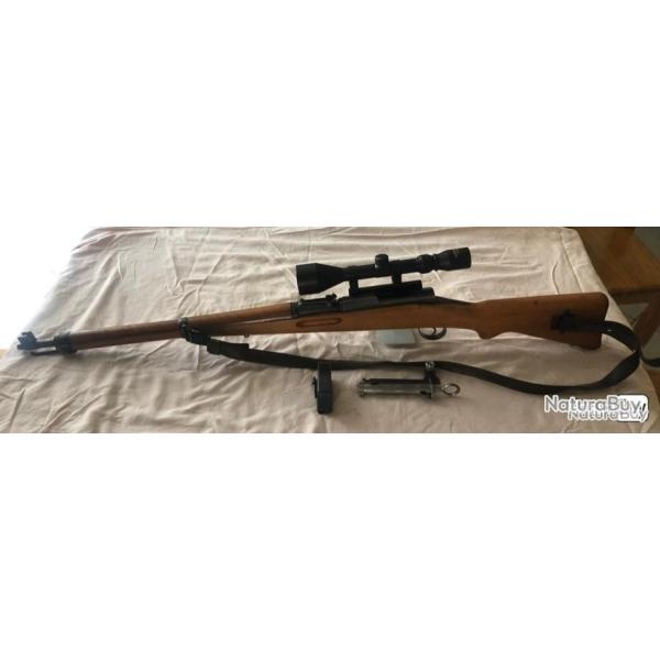 Schmidt RUBIN K31 calibre 30-284 Winchester Suisse avec lunette + Accessoire