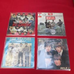 lot de vinyles the beatles 45 tours