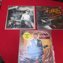 lot de 3 disques de johnny  en 33 tours