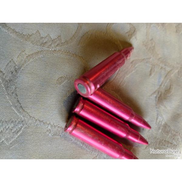 Lot de cartouche factices 308, 30-06, 300 Win Mag
