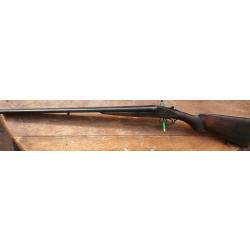 Fusil juxtapos&eacute; contre platine st&eacute;phanois Cal 16