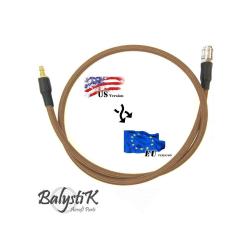 Balystik Ligne adaptateur US - EU HPA 8 mm tress&eacute;e nylon DE