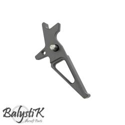 Queue de d&eacute;tente pour M4 AEG - Aluminium / Silver - Balystik