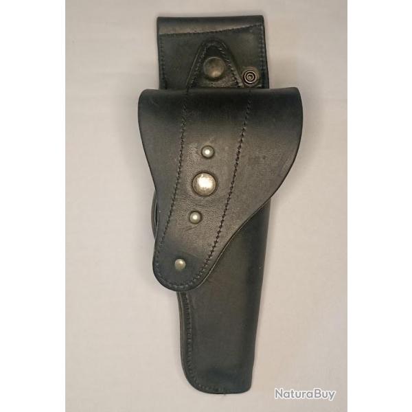 Holster cuir Police Militaire FN Browning vintage