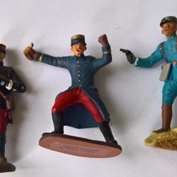 Soldats de plomb France WW1 Officiers (lot6)